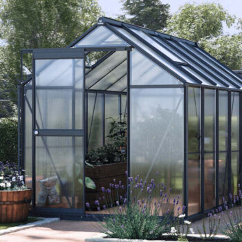 Staklenik Polikarbonatni 183x361cm Crni Cultivo 8