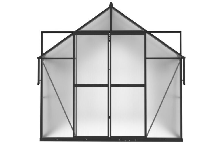 Staklenik Polikarbonatni 244x370cm Crni Cultivo 1