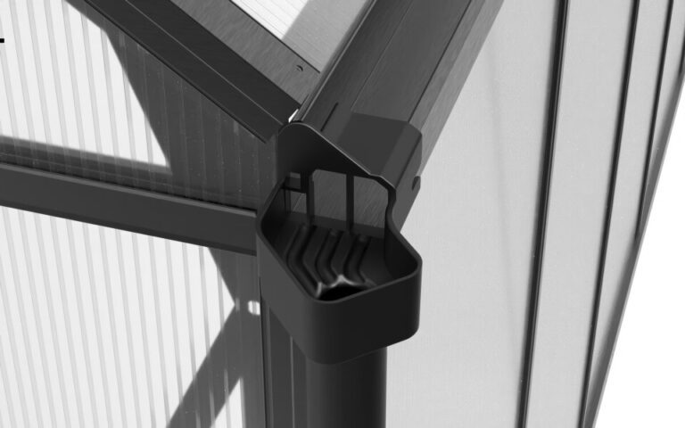 Staklenik Polikarbonatni 244x370cm Crni Cultivo 3