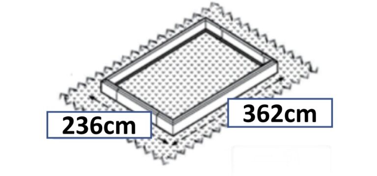 Staklenik Polikarbonatni 244x370cm Crni Cultivo 5