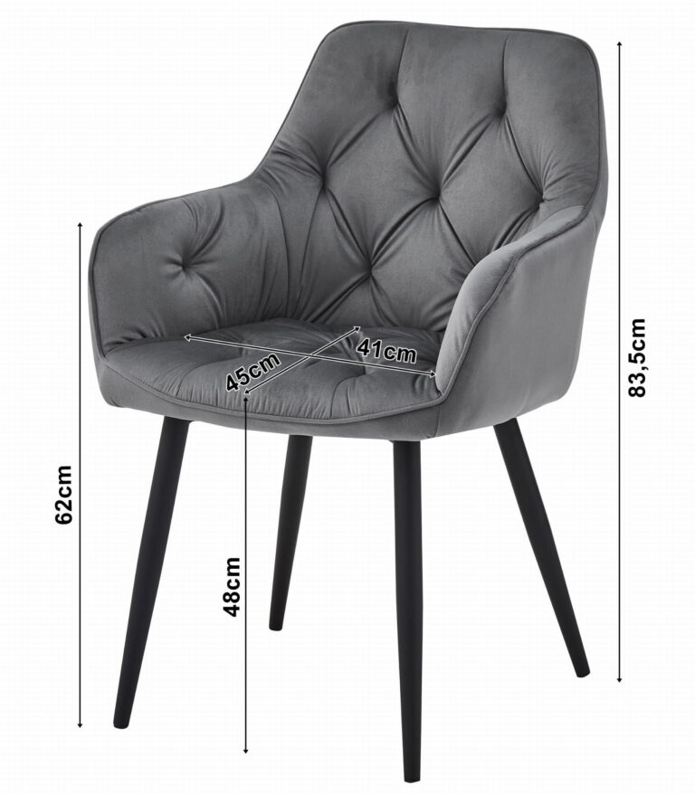 Stolica Largo Dark Velvet 2