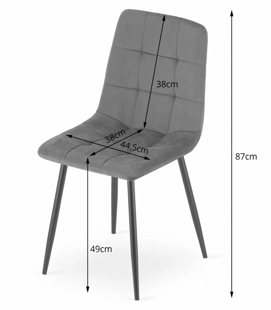 Stolica Outlet Kara Crna 2