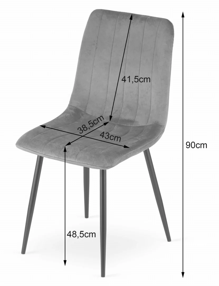 Stolica Outlet Grey Lava 4