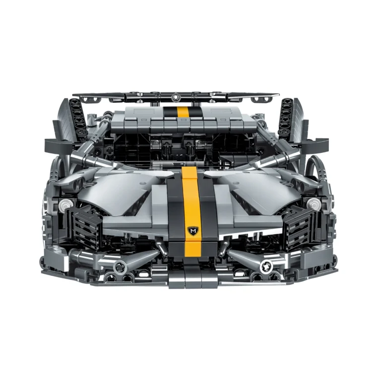 Techno Blocks Car Grey Wolf 3