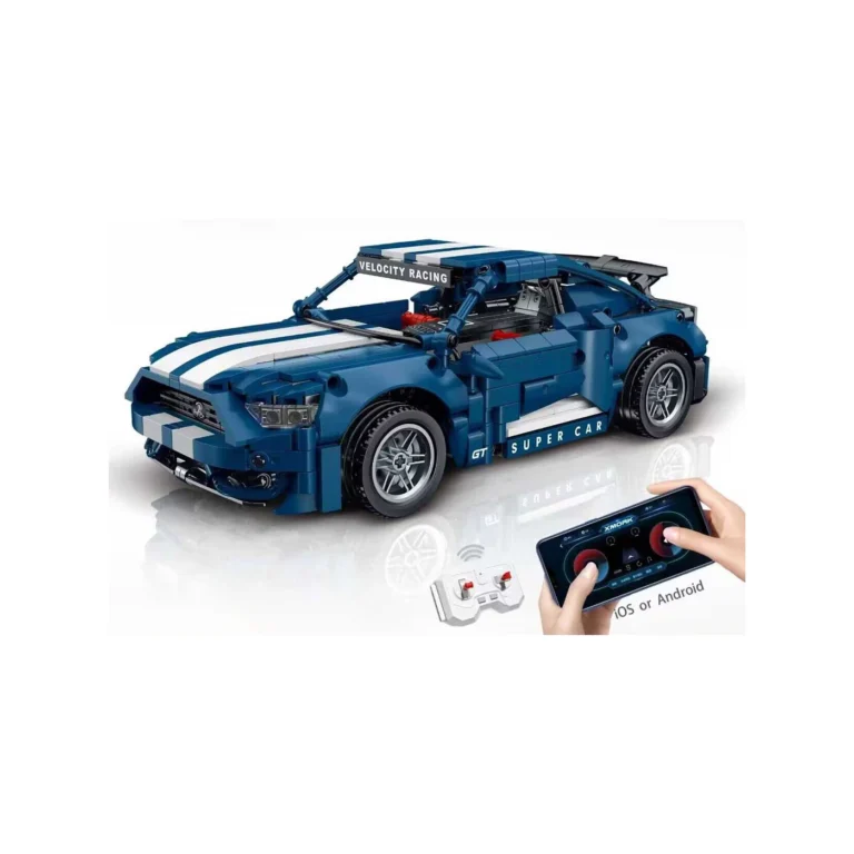 Techno Blocks Car Velocity Plavi 1