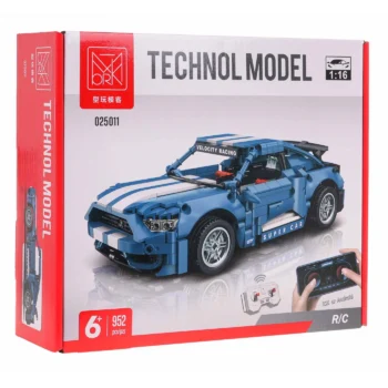 Techno Blocks Car Velocity Plavi 2