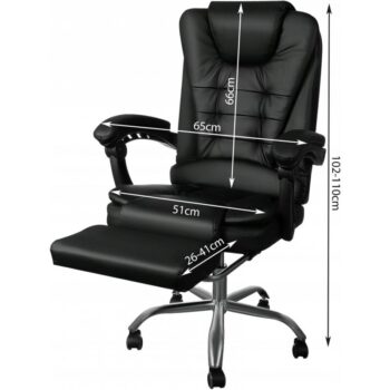Uredska Fotelja Boss Elegance Leather 4