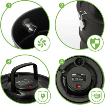 Usisavač Za Pepeo 15l 1200w Hm 404 8