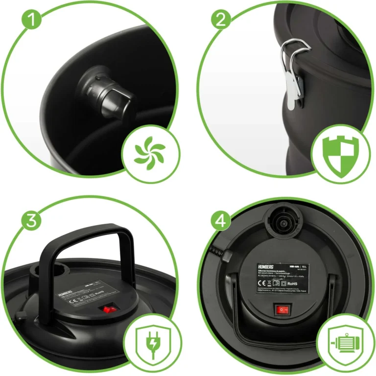 Usisavač Za Pepeo 15l 1200w Hm 404 8