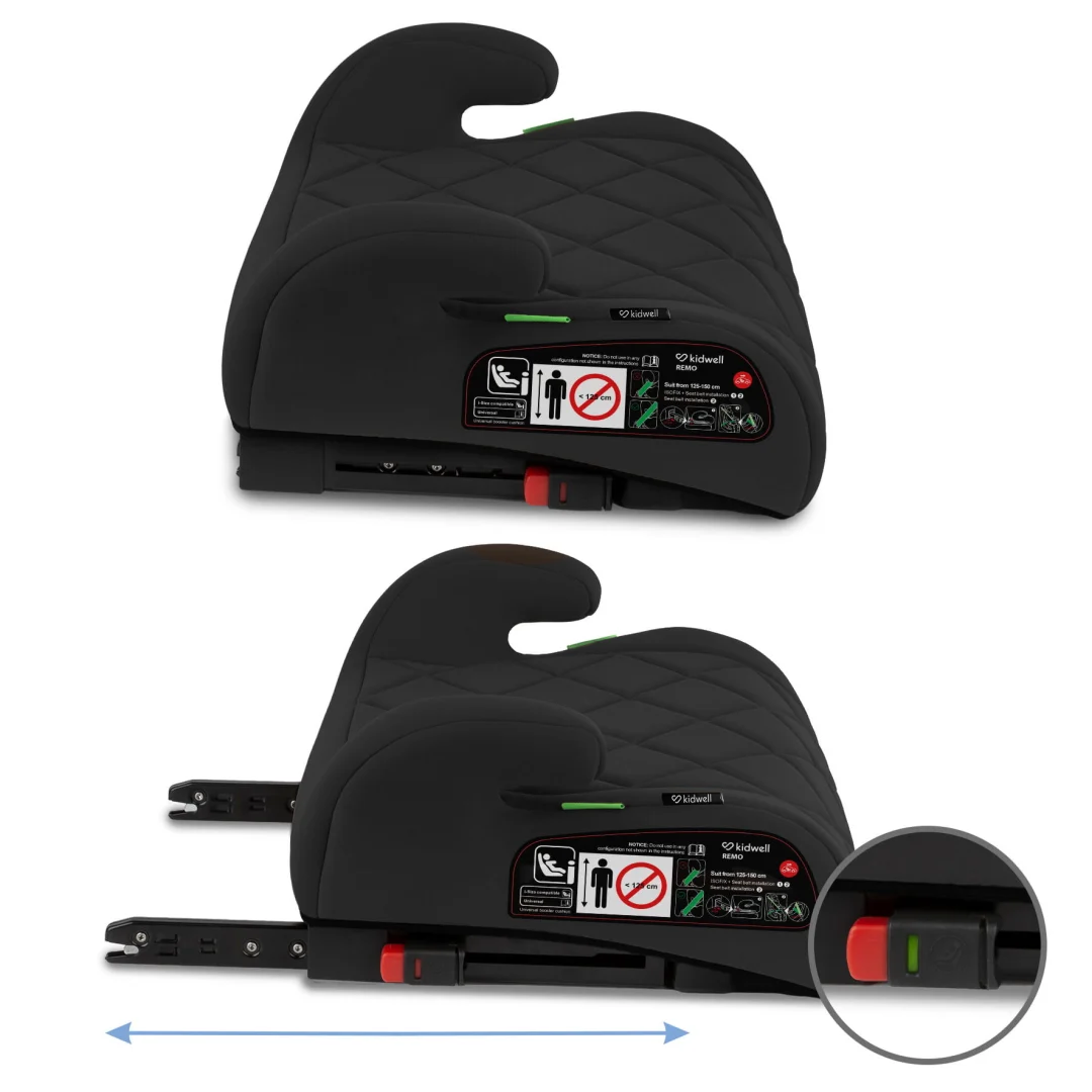 I Size Booster Autosjedalica Remo Black 4