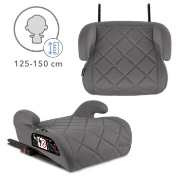 I Size Booster Autosjedalica Remo Grey 2