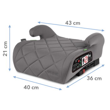 I Size Booster Autosjedalica Remo Grey 7