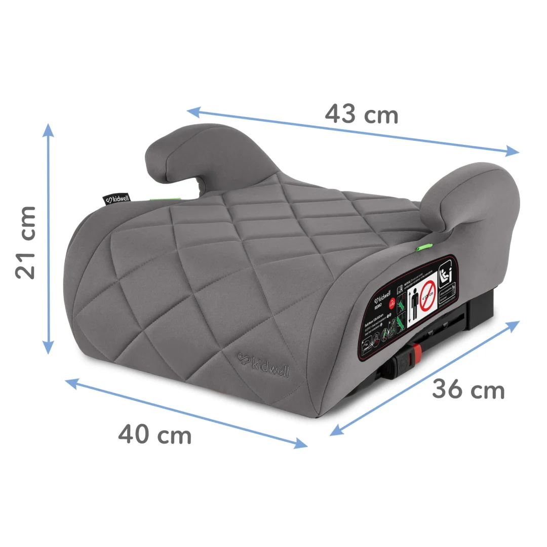 I Size Booster Autosjedalica Remo Grey 7