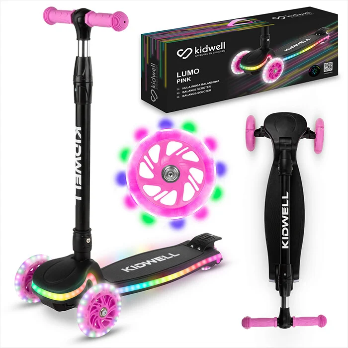 Kidwell Svjetleći Romobil Lumo Rozi