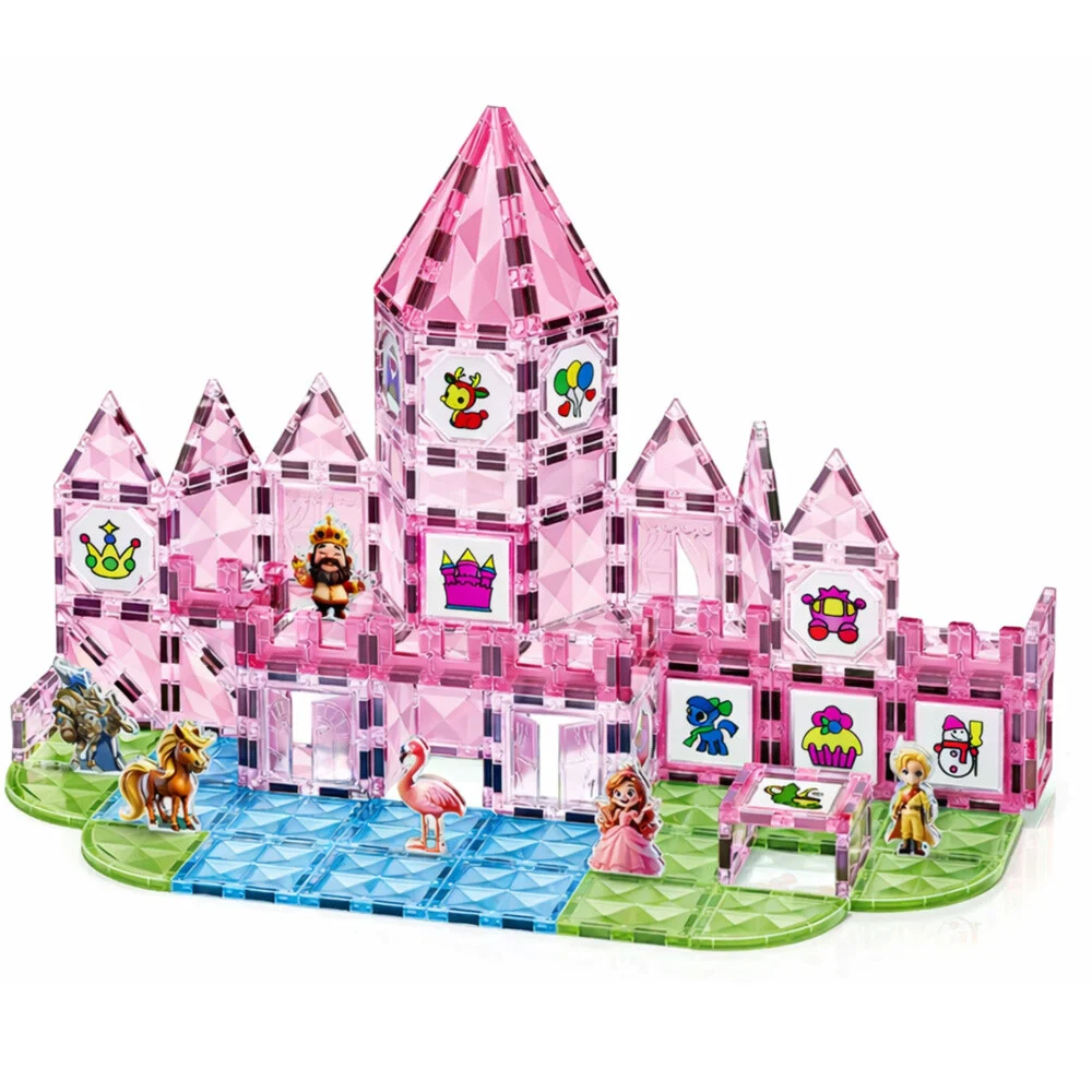 Magnetne Kocke 142 Komada Princess Worldy 1
