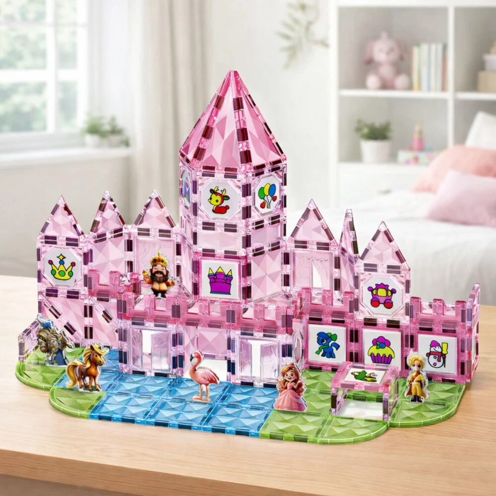 Magnetne Kocke 142 Komada Princess Worldy 2