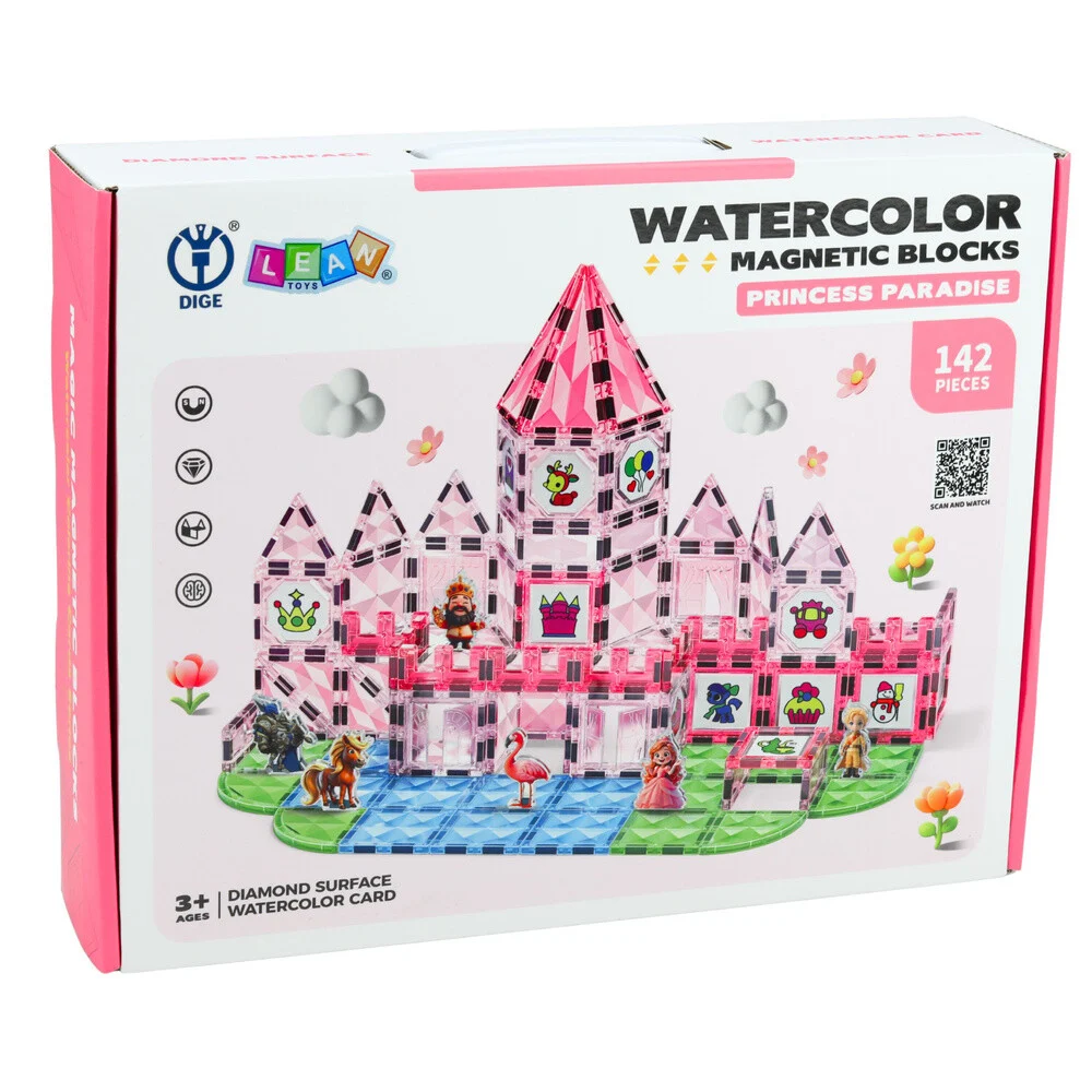 Magnetne Kocke 142 Komada Princess Worldy 3
