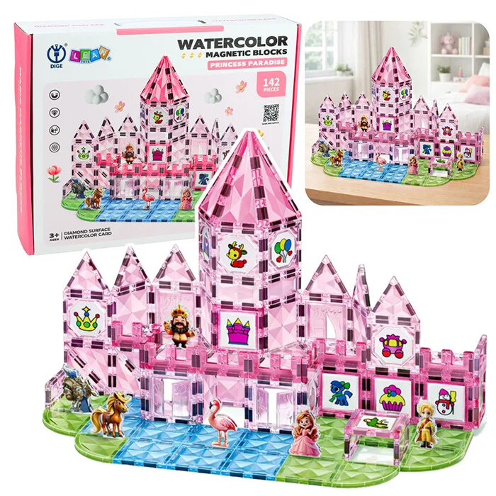 Magnetne Kocke 142 Komada Princess Worldy
