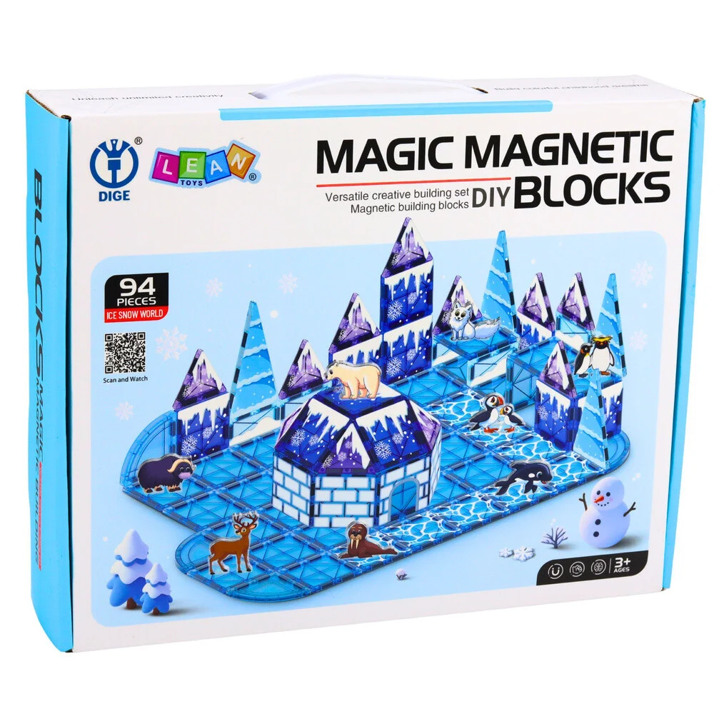 Magnetne Kocke 94 Komada Polar World 3