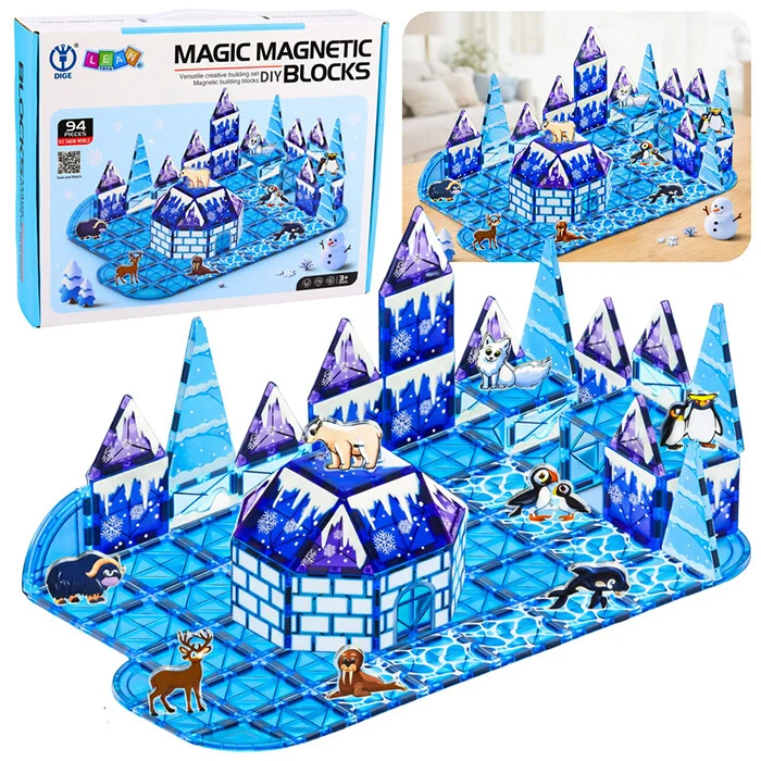 Magnetne Kocke 94 Komada Polar World