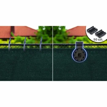 Mreža Za Sjenu 1,5x50m 110gm2 + 50 Stezaljki Zelena 5