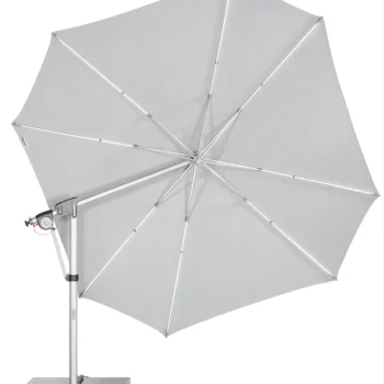 Veliki Vrtni Suncobran Doppler 400 Grey 4