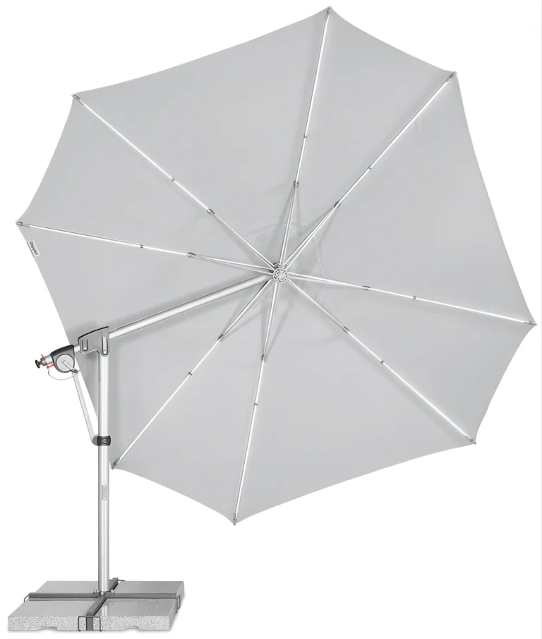 Veliki Vrtni Suncobran Doppler 400 Grey 4