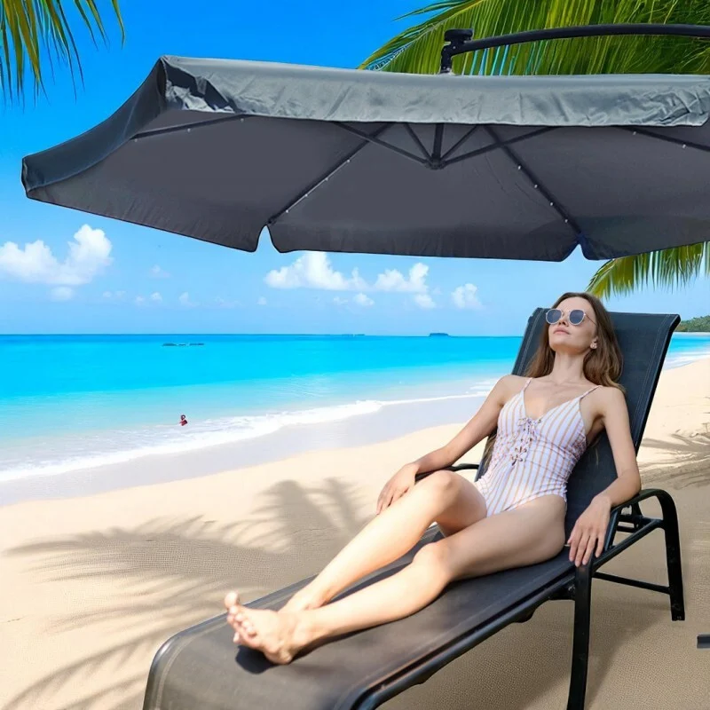 Vrtni Suncobran S Rasvjetom 350cm Sunny Nights 1