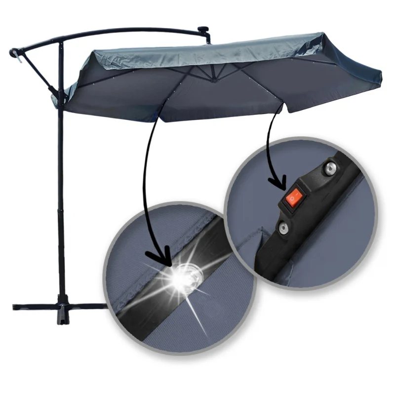 Vrtni Suncobran S Rasvjetom 350cm Sunny Nights 2