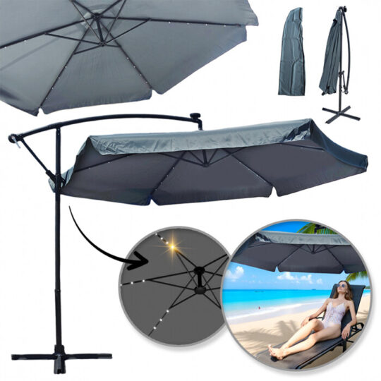 Vrtni Suncobran S Rasvjetom 350cm Sunny Nights