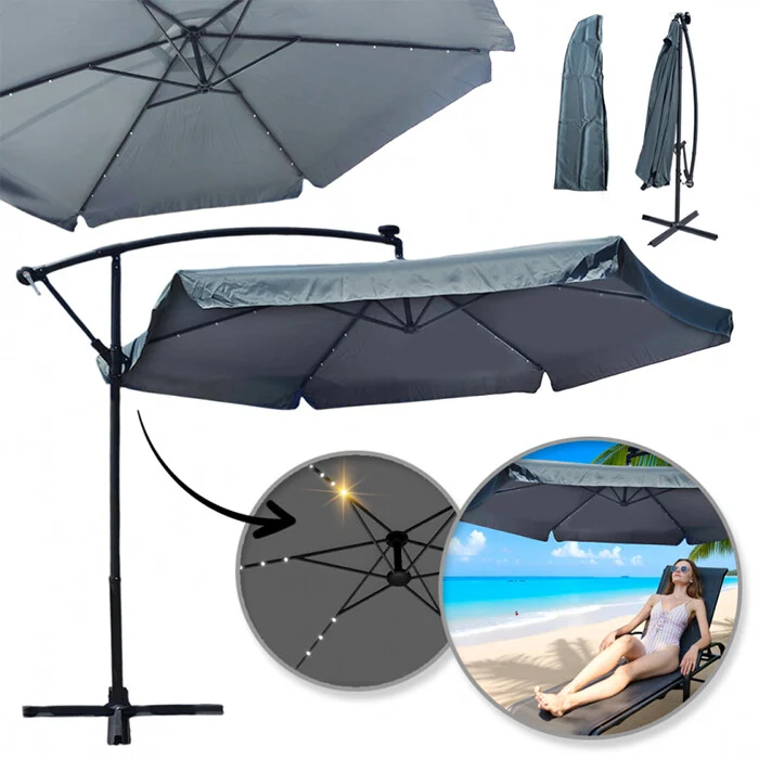 Vrtni Suncobran S Rasvjetom 350cm Sunny Nights