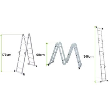 Aluminijske Ljestve S Platformom 4x3 11
