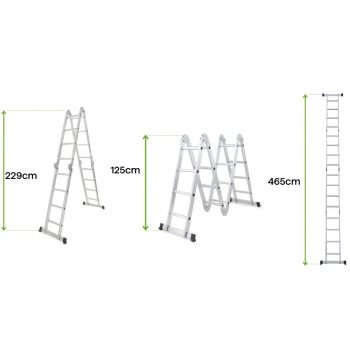 Aluminijske Ljestve S Platformom 4x4 12
