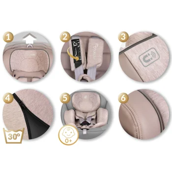 Autosjedalica Nukido Aero Line Beige 0 36 Kg 7