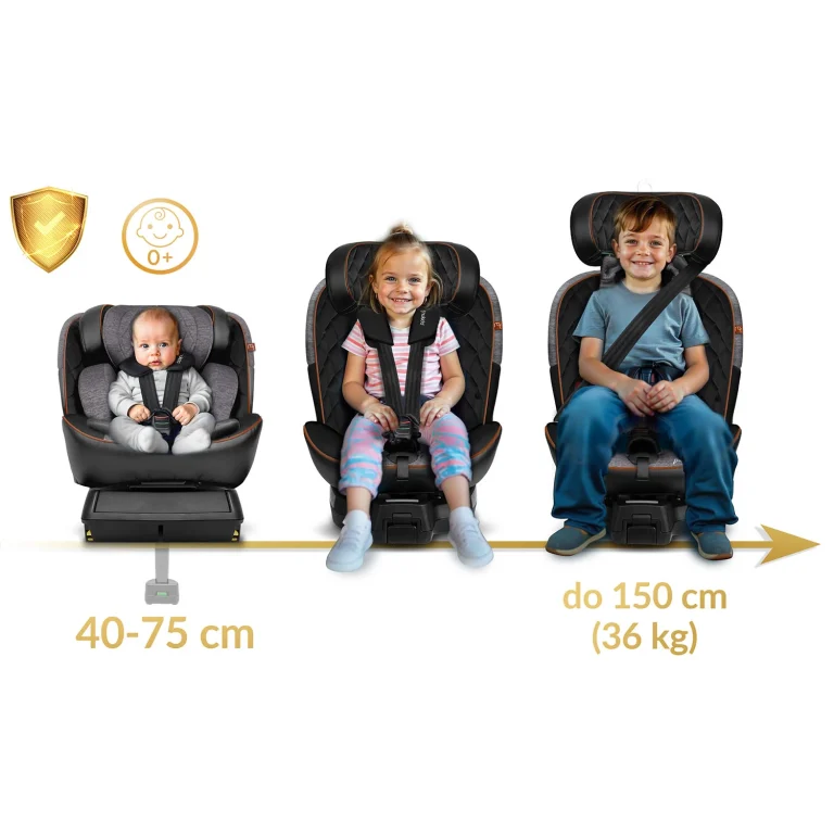 Autosjedalica Nukido Aero Line Dark 0 36 Kg 8
