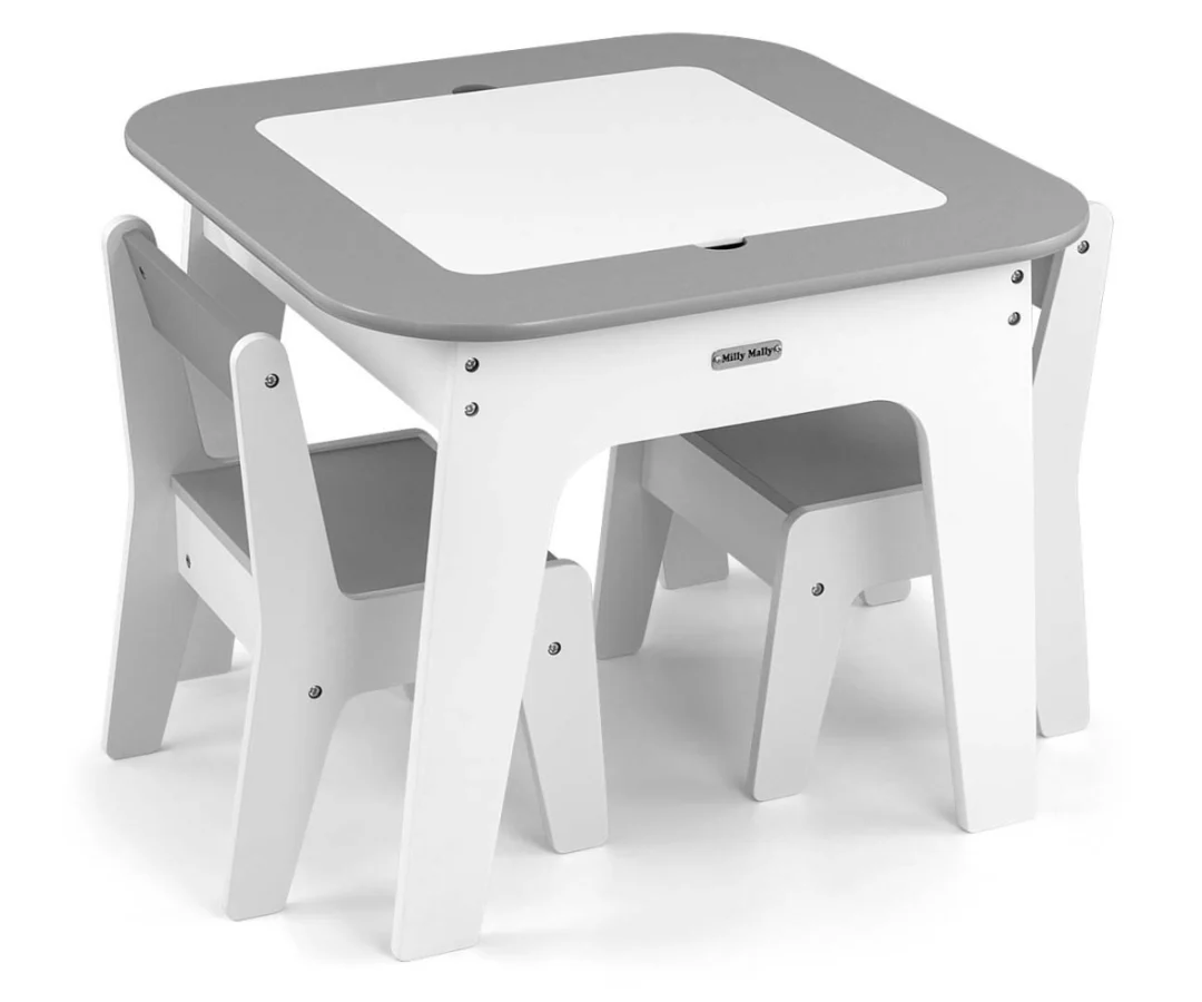 Dječji Set Stol I Stolica Olaf Grey 1
