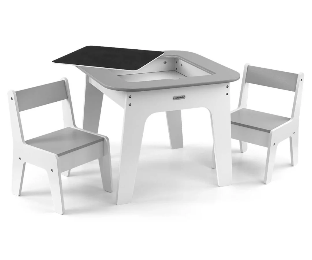 Dječji Set Stol I Stolica Olaf Grey 2