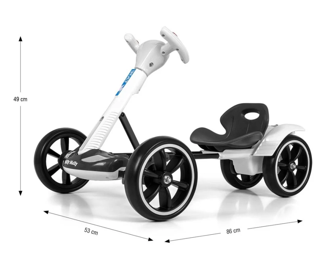 Go Kart Na Akumulator Bolt White 6v 6