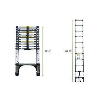 Teleskopske Ljestve 3.2m 5