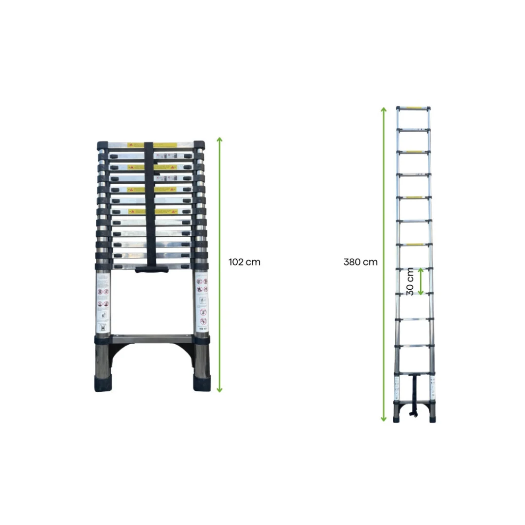 Teleskopske Ljestve 3.8m 3