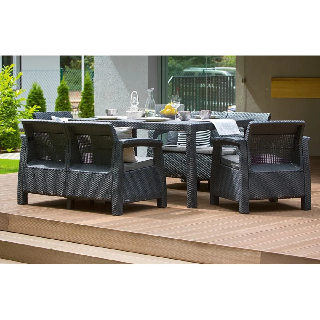 Vrtna Garnitura Korfu Fiesta Ii Graphite 3