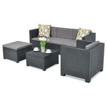 Vrtna Garnitura Manhattan Graphite 3