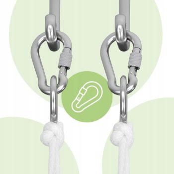 Dječja Ljuljačka 3u1 Baby Swing Beige 8