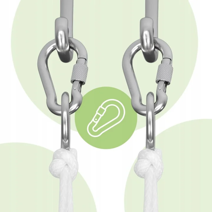 Dječja Ljuljačka 3u1 Baby Swing Beige 8