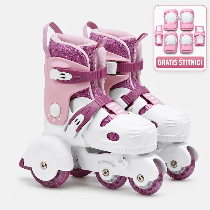 Dječje Role S Led Kotačima Ballerina Pink Movelo Novo