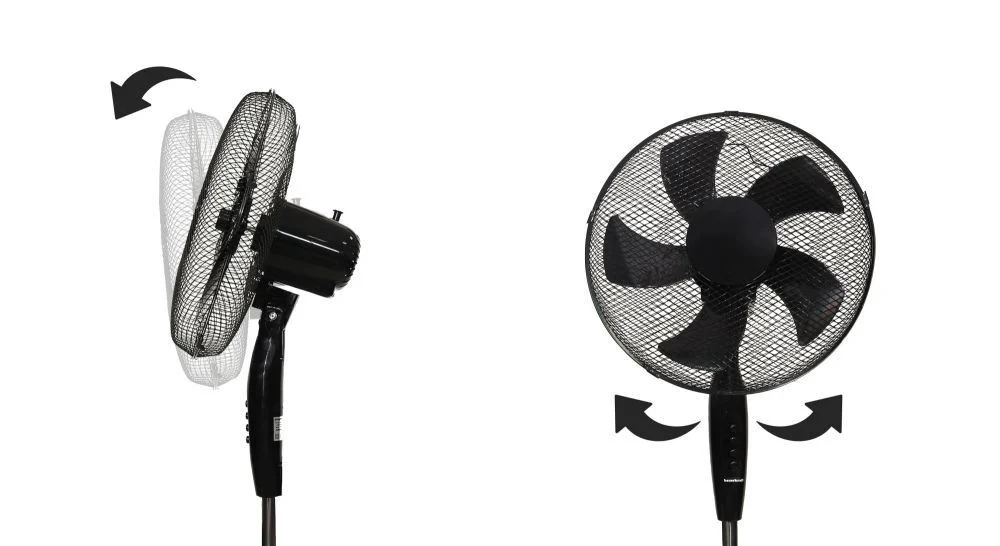 Podni Ventilator Powermat Black 3