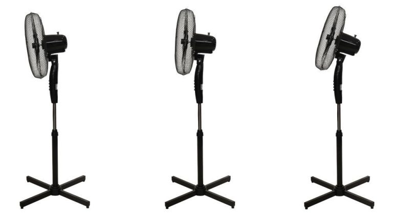 Podni Ventilator Powermat Black 4