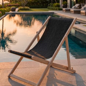 Sklopiva Drvena Ležaljka Relax Golden Brown 5