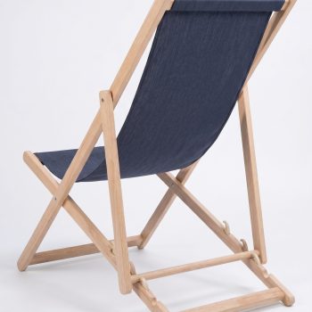 Sklopiva Drvena Ležaljka Relax Navy Blue 1