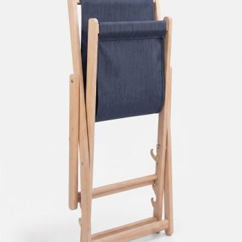 Sklopiva Drvena Ležaljka Relax Navy Blue 2